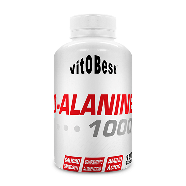 Beta Alanine 1000 de 100 cápsulas del fabricante VitoBest (Beta-Alanina)