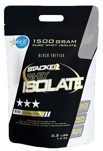 Whey Isolate de 1.5 kg de la marca Stacker Europe (Proteína de Aislado de Suero Isolate)
