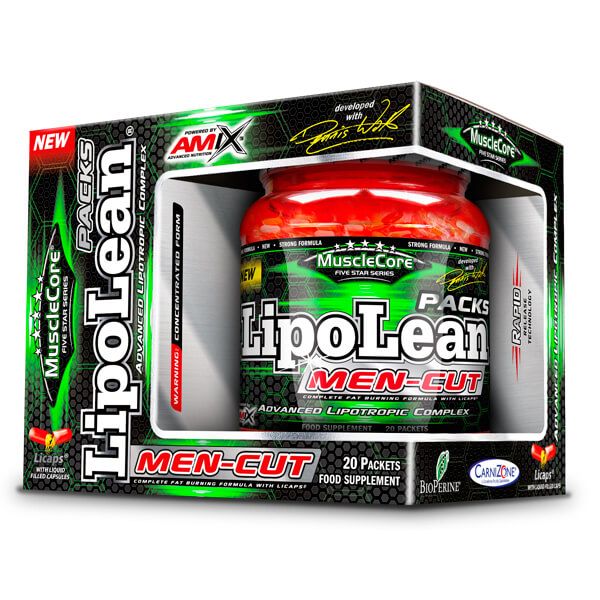 LipoLean Men-Cut de 20 paquetes de la sección diuréticos de Amix Muscle Core