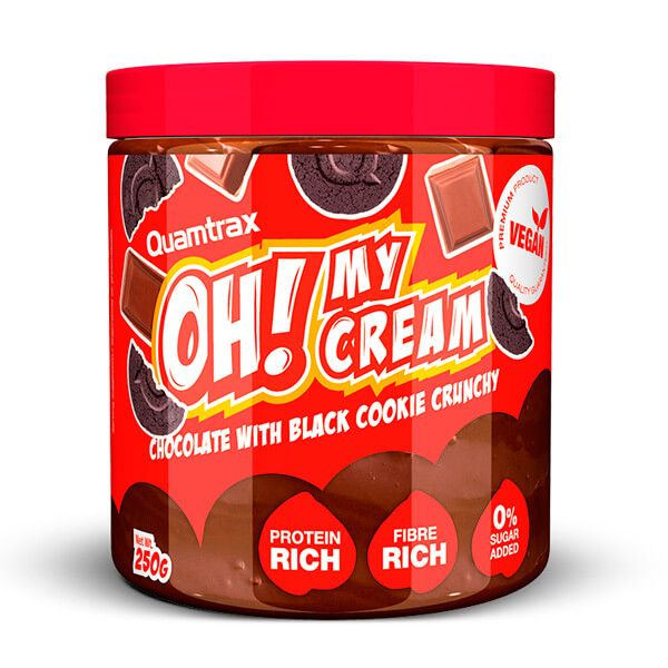 Crema Oh My Cream de 250g - cremas de chocolate bajas en calorias de Quamtrax