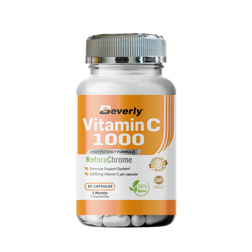 Vitamina C1000 de 90 cápsulas de la marca Beverly Nutrition