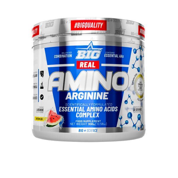 Real Amino Arginine de 300g en la categoría Esenciales e Hidrolizados por BIG