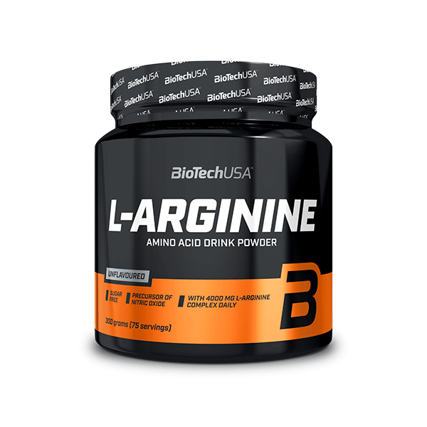 L-Arginina de 300g del fabricante Biotech USA
