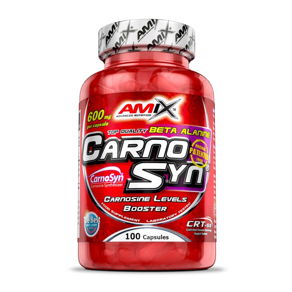 CarnoSyn presentación de 100 cápsulas de Amix Nutrition en la sección de beta-alanina