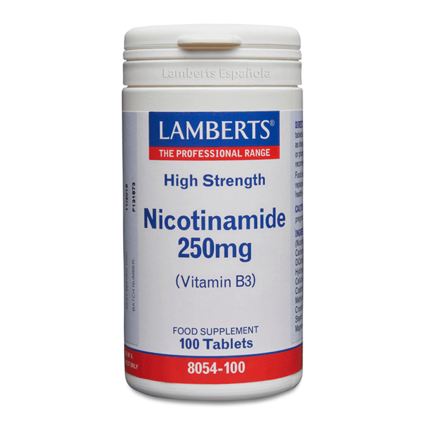 Nicotinamida envase de vit b3 por Lamberts en la categoría minerales