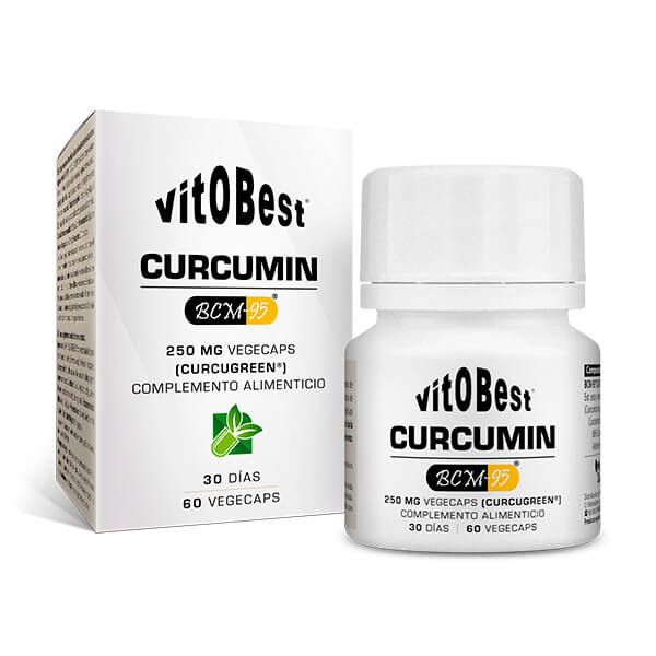 Curcumin BCM-95 presentación de 60 cápsulas vegetales por VitoBest en la sección de Antioxidantes
