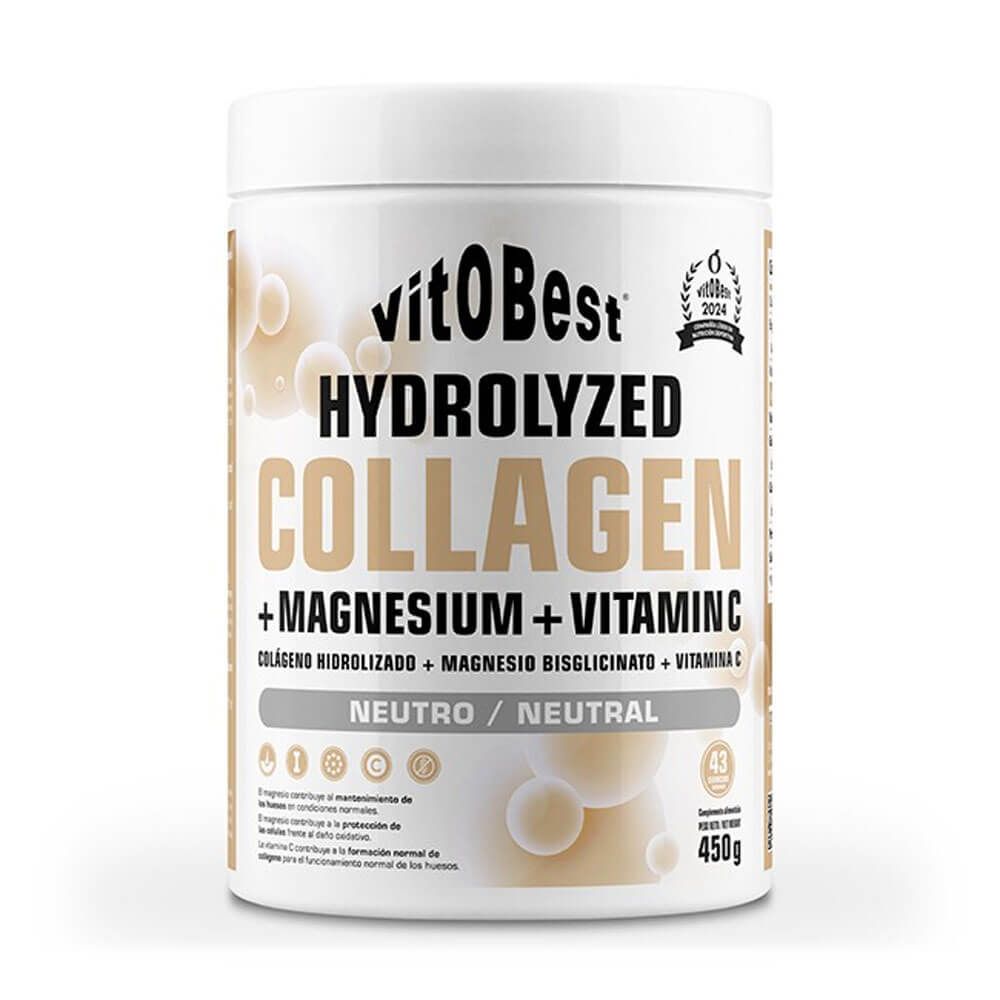 Colágeno Hidrolizado + Magnesio + Vitamina C de 450g de la marca VitoBest