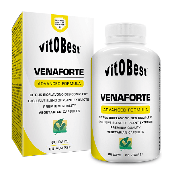 Venaforte envase de 60 cápsulas del fabricante VitoBest (Sistema Circulatorio)