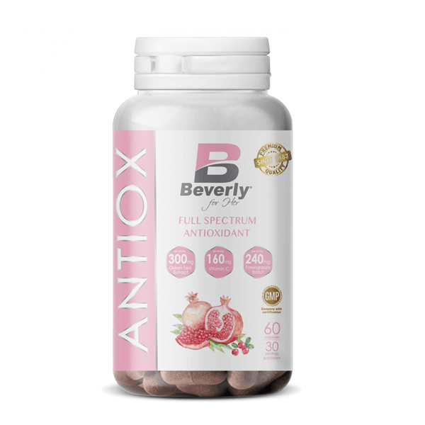 AntiOX Ultra 13 presentación de 60 cápsulas de la sección antioxidantes del fabricante Beverly Nutrition
