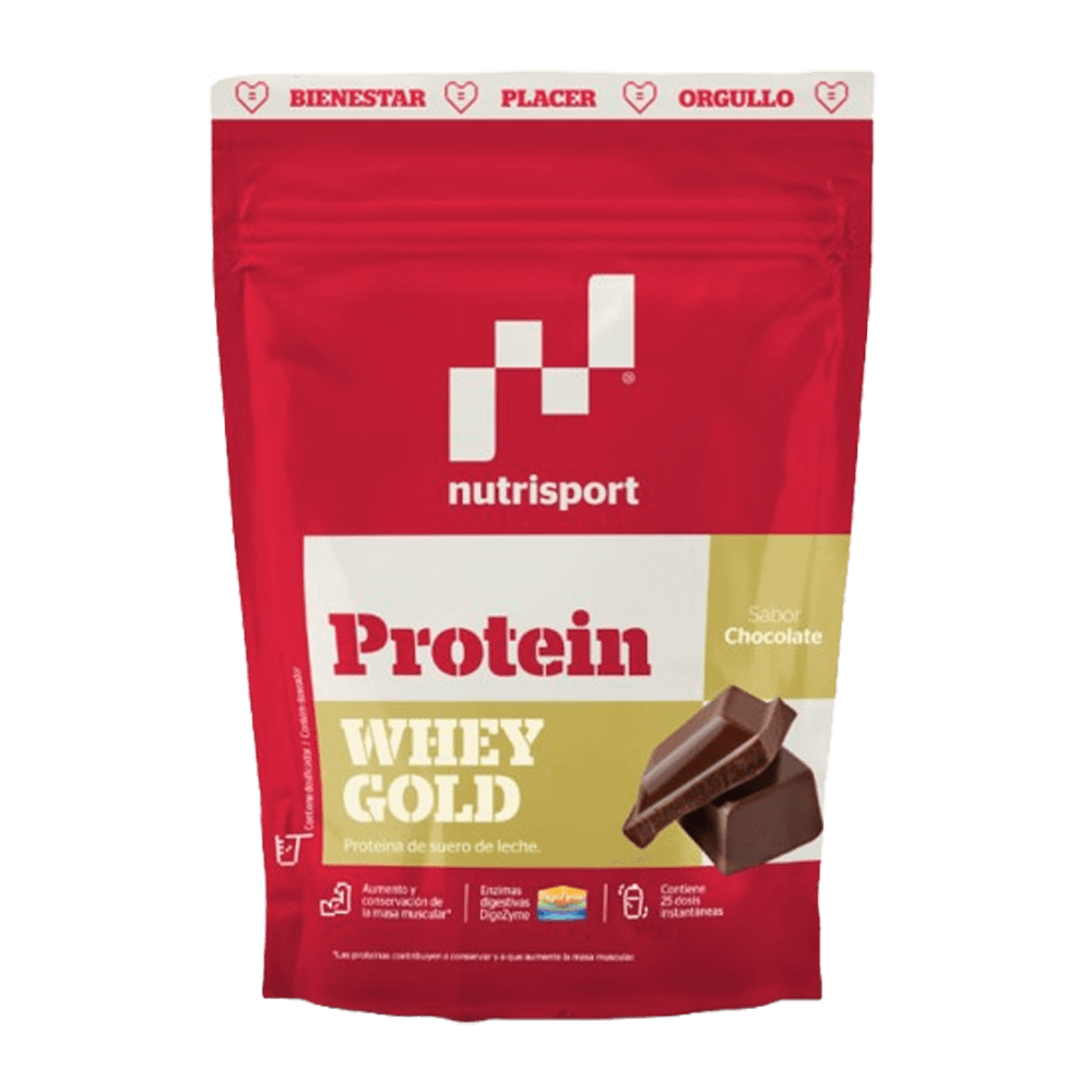 Whey Gold Protein envase de 500g del fabricante Nutrisport - proteina de suero whey