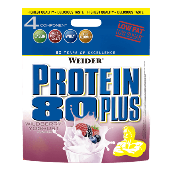 Protein 80 Plus envase de 500 g de Weider (Proteina de Suero Whey)