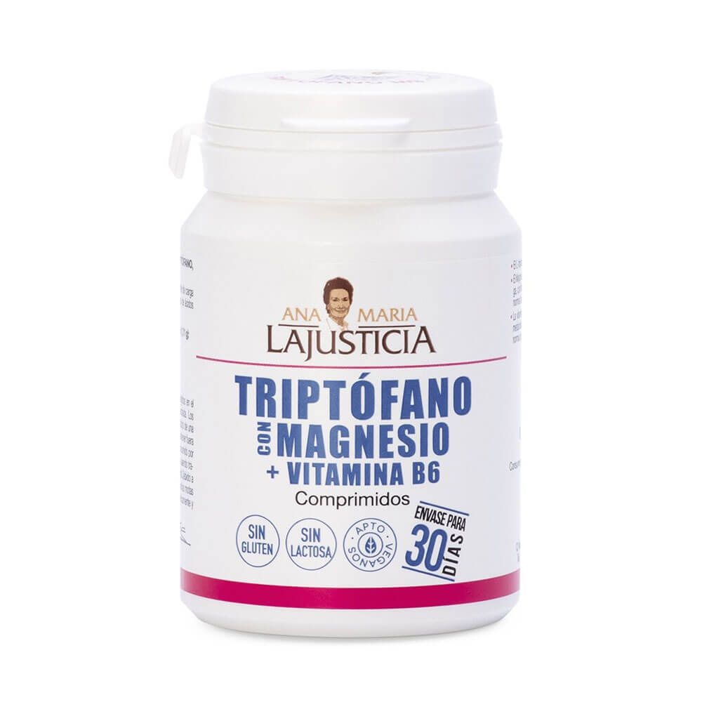 Triptófano con Magnesio + Vitamina B6 en 60 comprimidos en la sección de anti-estrés por Ana Maria Lajusticia