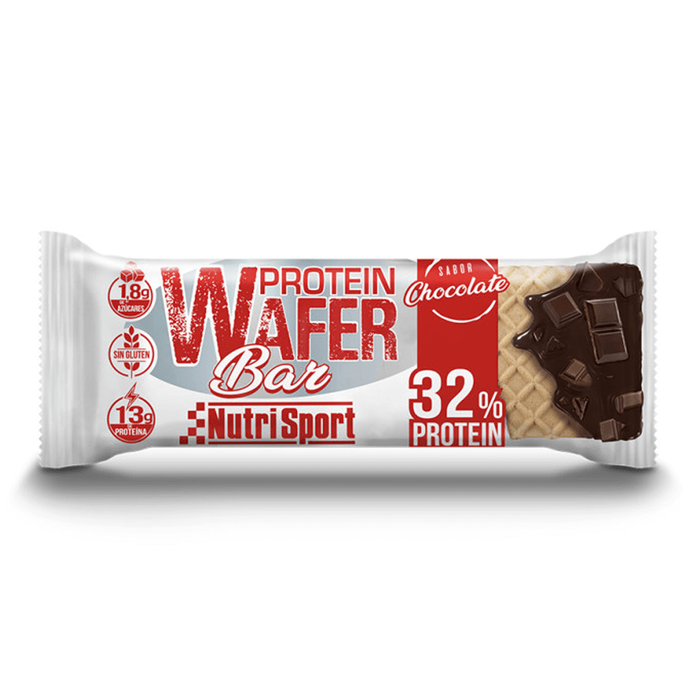 Barrita Protein Wafer Bar en 40g suplemento de la sección barritas de proteinas de la marca Nutrisport
