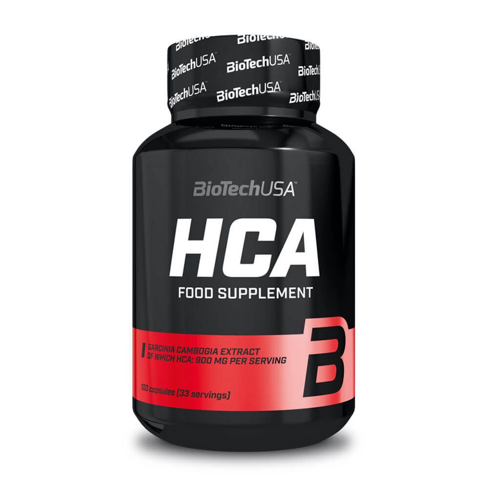 HCA envase de 100 cápsulas del fabricante Biotech USA suplemento de inhibidores de apetito