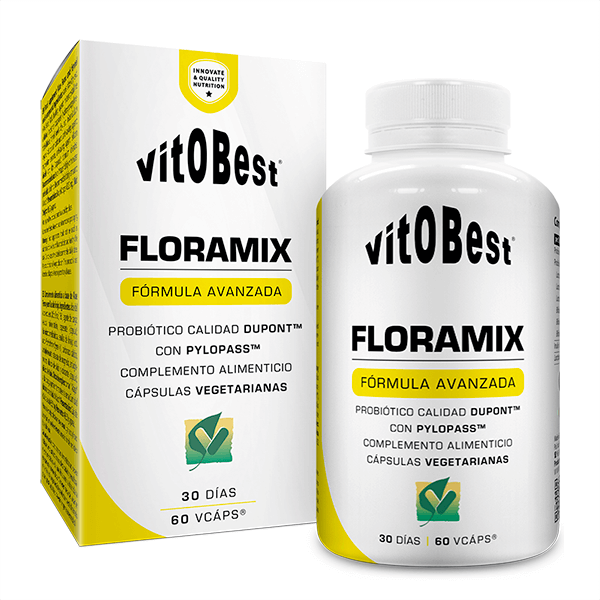 Floramix envase de 60 cápsulas de VitoBest (Probioticos)