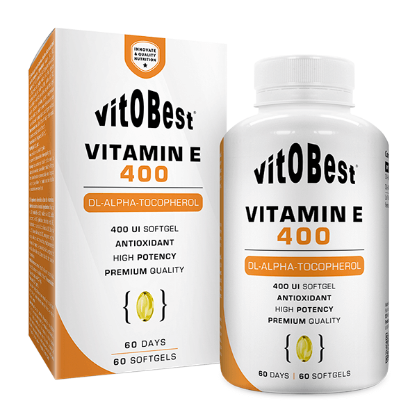 Vitamina E 400 de 60 softgels del fabricante VitoBest (Vitaminas)