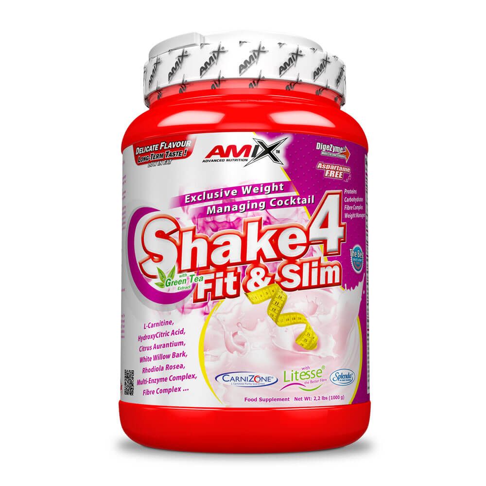 Shake4 Fit & Slim bote de 1kg suplemento de la sección sustitutos de comidas por Amix Nutrition