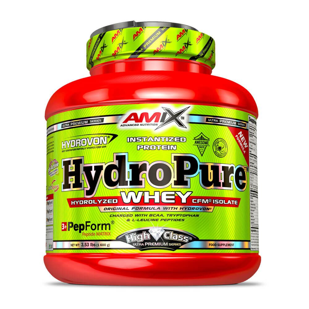 HydroPure Whey de 1.6kg suplemento de proteína hidrolizada de suero del fabricante Amix Nutrition