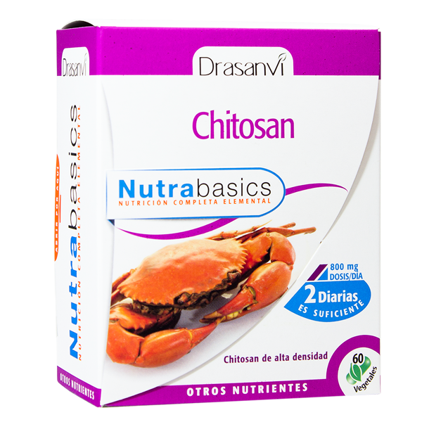 Chitosan envase de 60 cápsulas vegetales de Drasanvi (Bloqueadores de Carbohidratos)