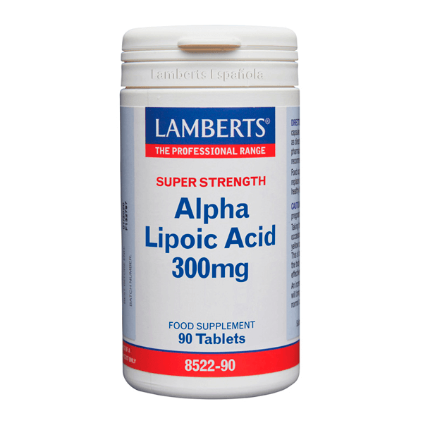 Ácido Alfa Lipoico 300mg presentación de 90 tabletas de Lamberts en la categoría acido alfa lipoico
