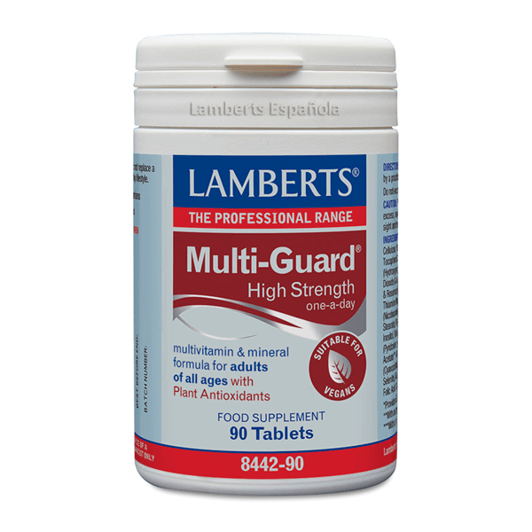 Multi-Guard bote de 90 tabletas en la sección de complejos multivitaminicos por Lamberts