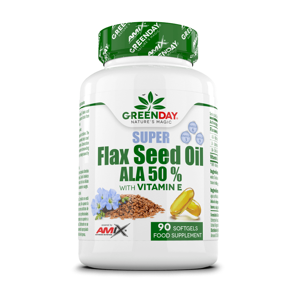 Olio di semi di lino Super Flax Seed Oil Ala 50% di Amix Nutrition
