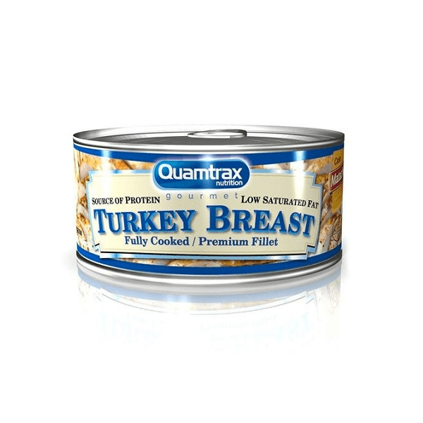 Lata de Pechuga de Pavo de 155g de la marca Quamtrax (Comida preparada)