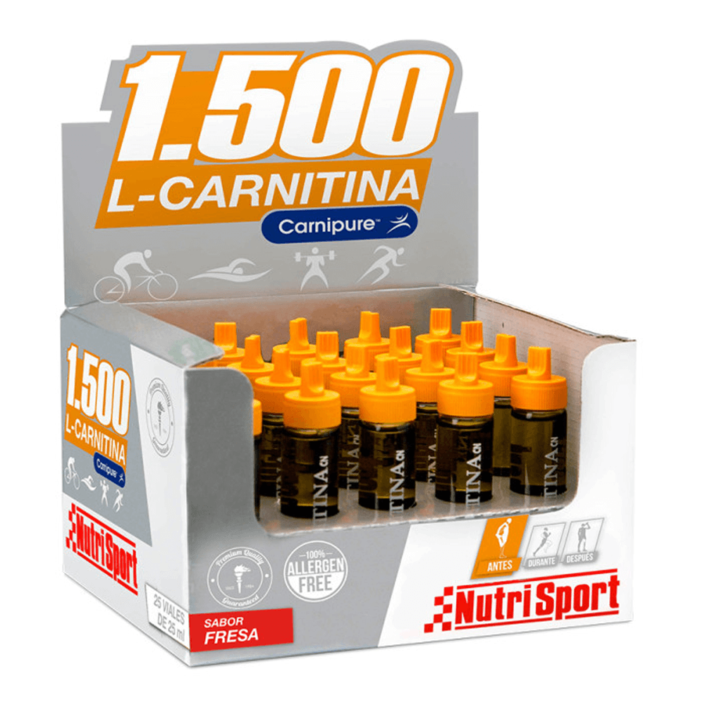 L-Carnitina 1500 Carnipure® de 20 viales por Nutrisport