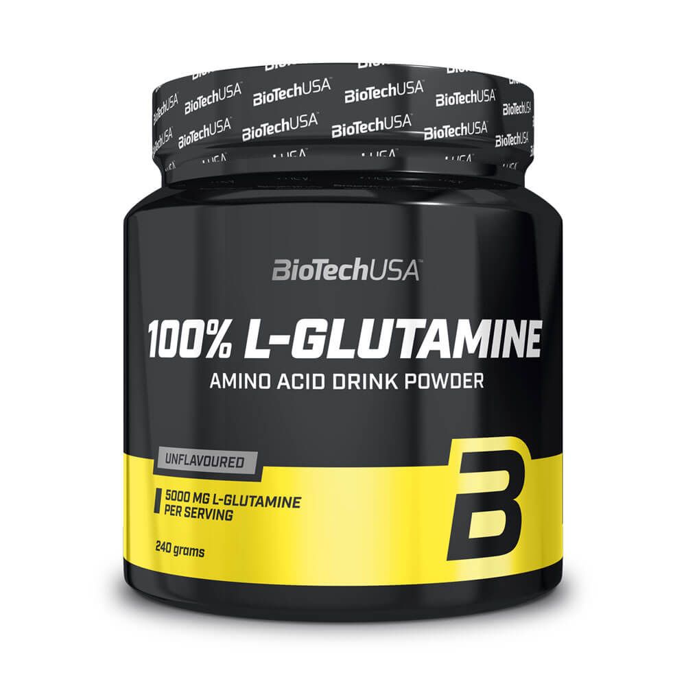 100% L-Glutamina envase de 240g por Biotech USA