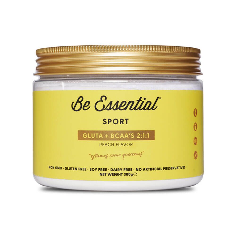 Gluta + BCAA 2:1:1 en 300g en la sección de bcaa + glutamina de la marca Be Essential