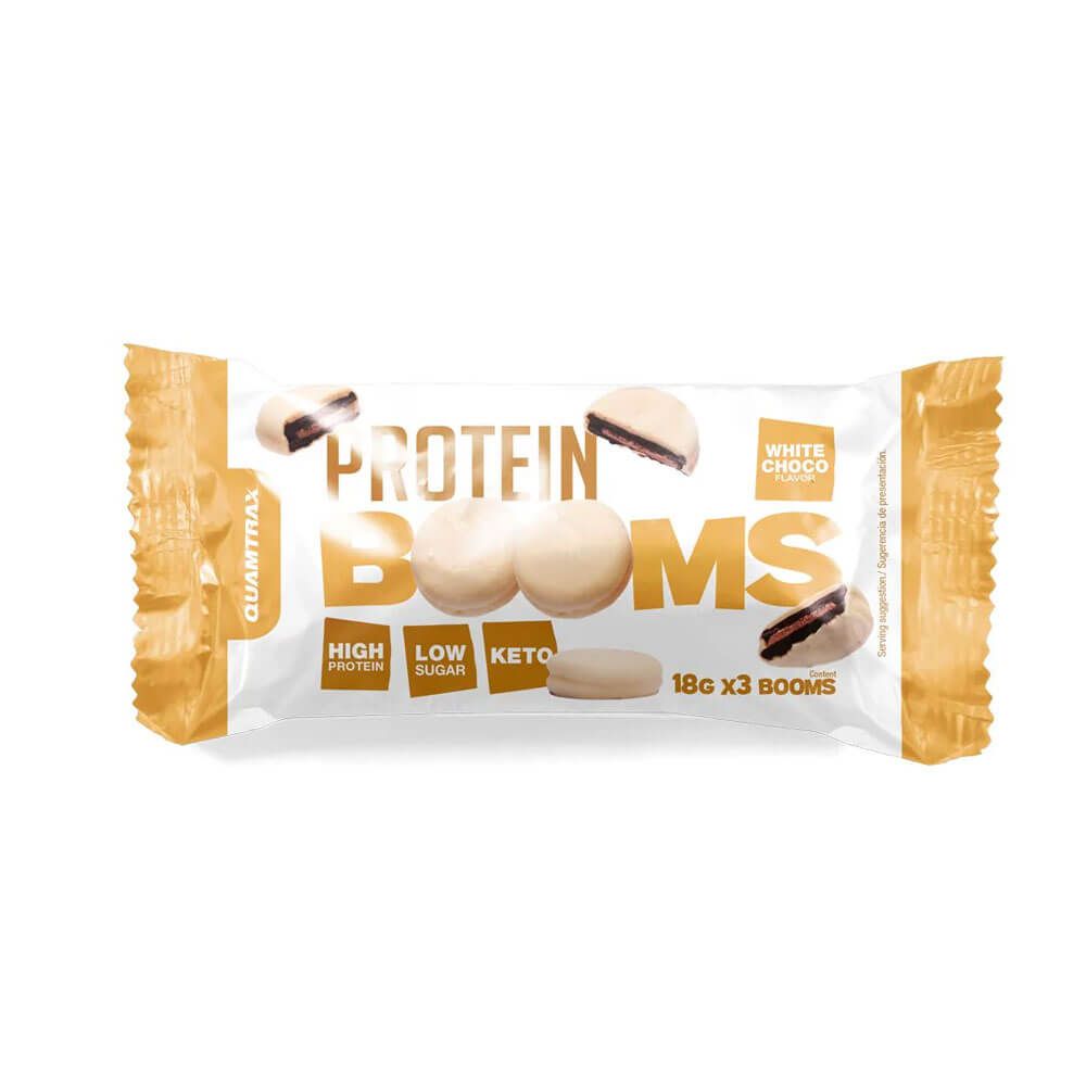 Protein Booms bote de 18g x 3booms de Quamtrax suplemento de la sección barritas de proteinas