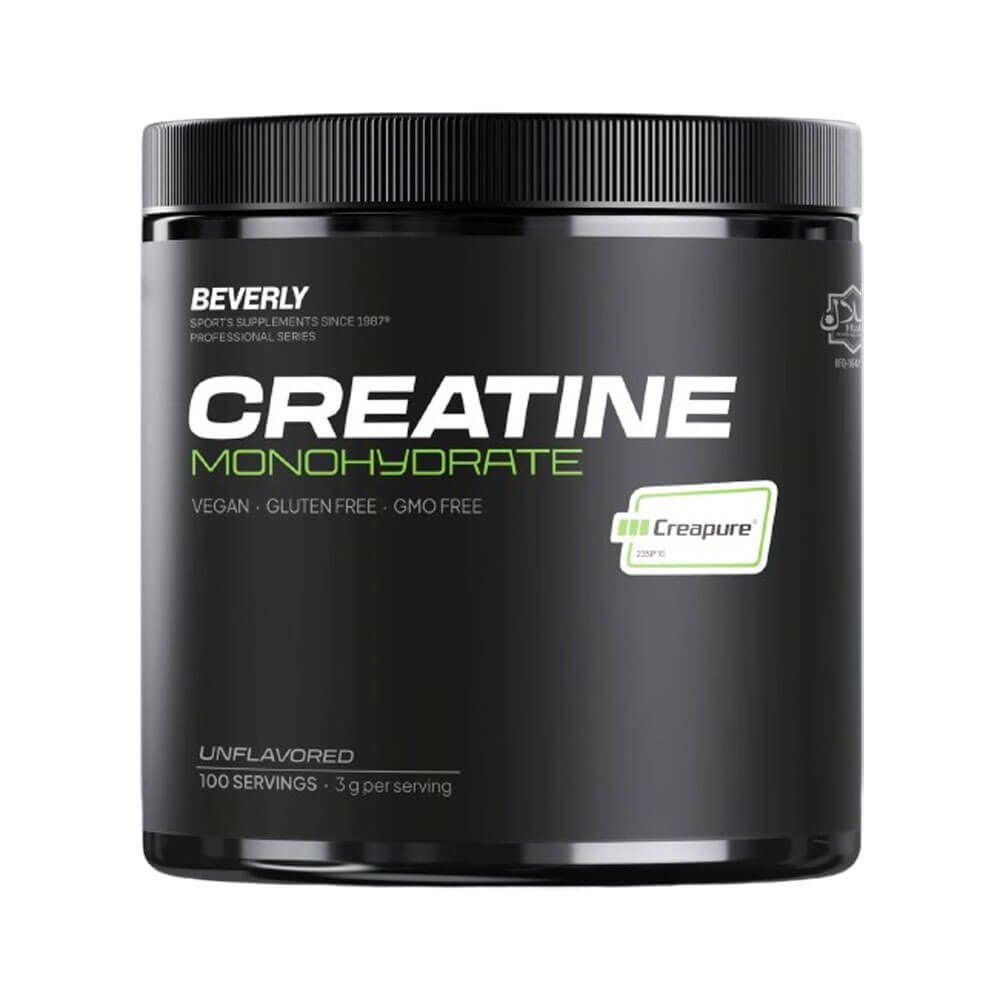 Creatina Monohidrato envase de creapure® hecho por Beverly Nutrition