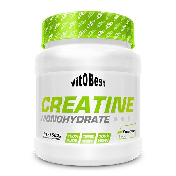 Creatina en Polvo Creapure envase de 500g de la marca VitoBest (Creatina Monohidrato)