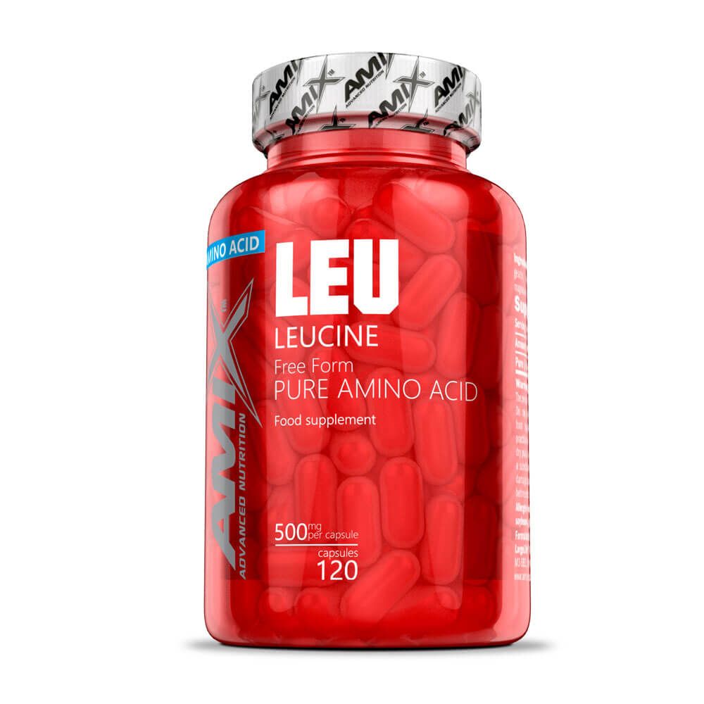 Leucina 500mg presentación de 120 cápsulas del fabricante Amix Nutrition en la sección de otros aminoácidos