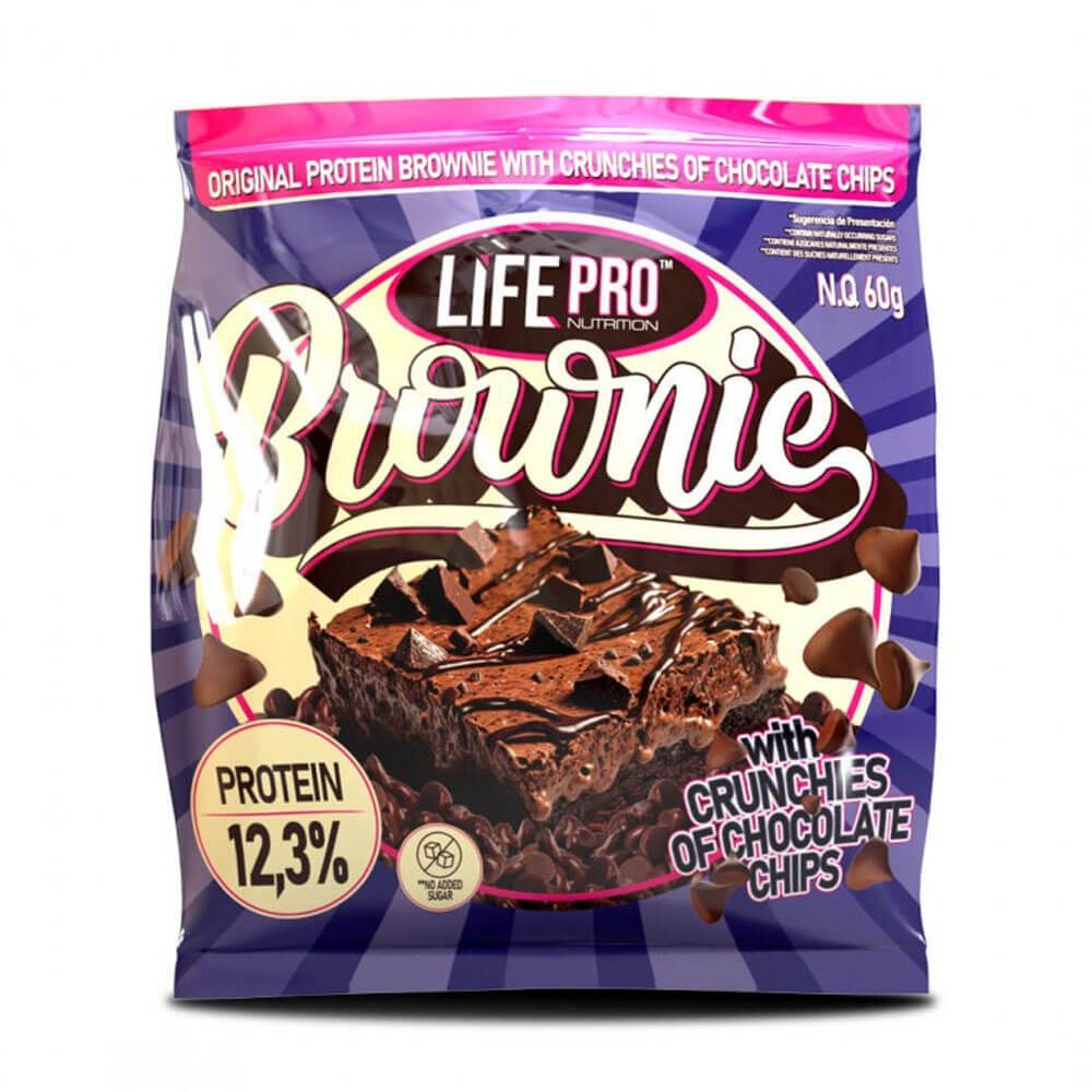 Protein Brownie de 60g de la marca LifePRO en la sección de dulces y galletas
