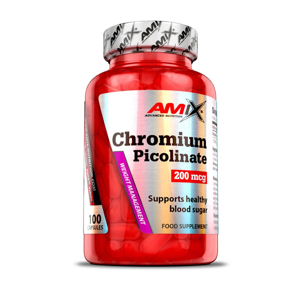 Picolinato de Cromo en 100 cápsulas en la sección de otros quemadores por Amix Nutrition