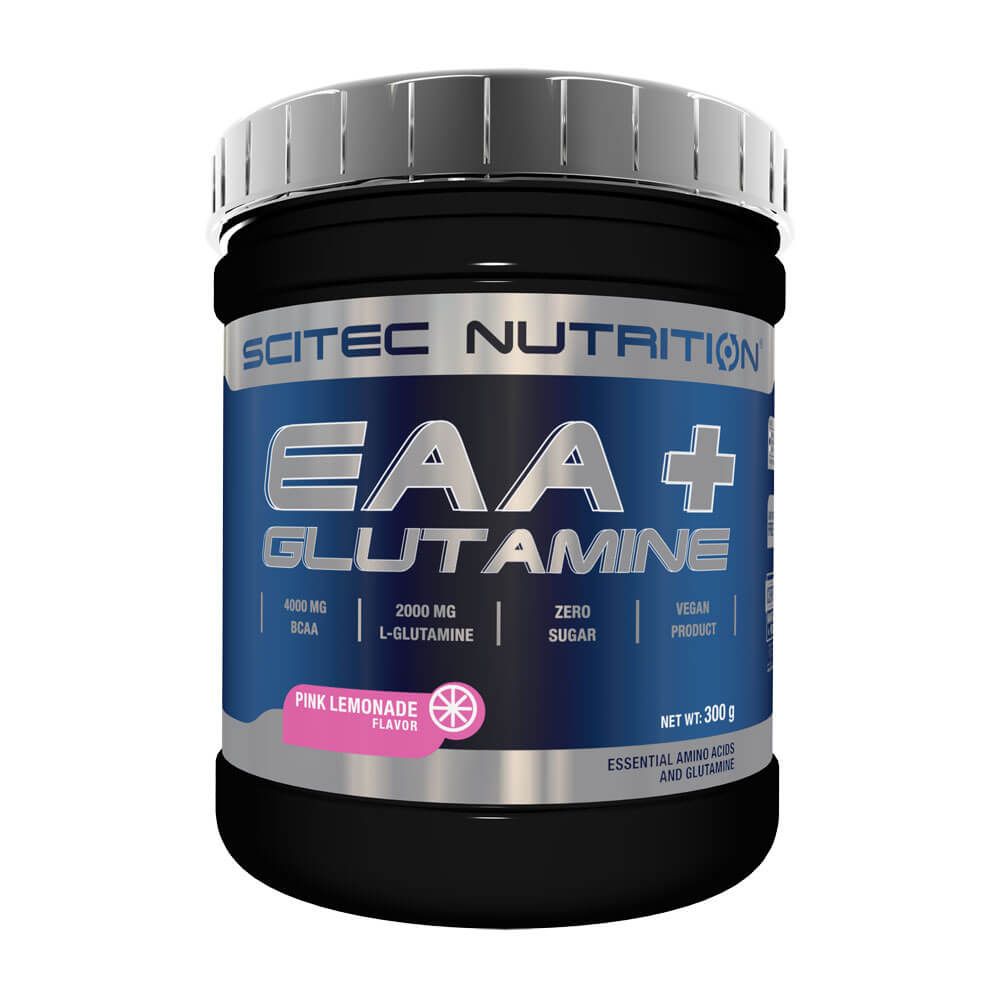 EAA + Glutamina bote de 300g en la categoría esenciales e hidrolizados de la marca Scitec Nutrition