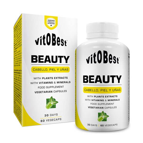 Beauty bote de 60 cápsulas vegetales en la categoría Cuidado del Cabello hecho por VitoBest