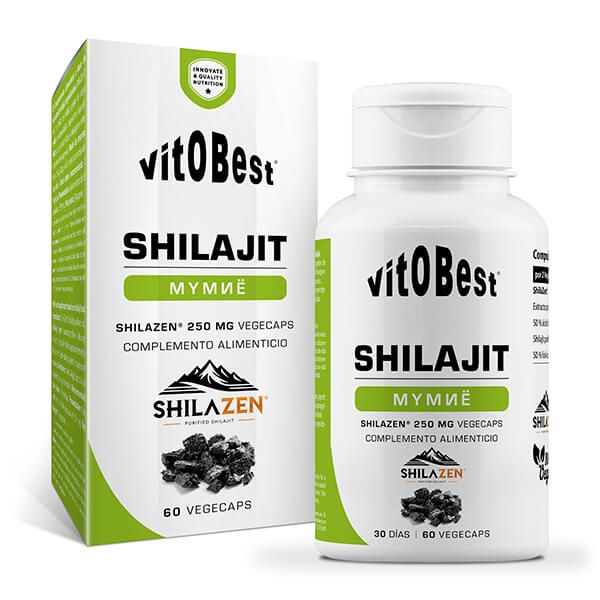 Shilajit ShilaZen® envase de 60 cápsulas vegetales - anti-envejecimiento hecho por VitoBest