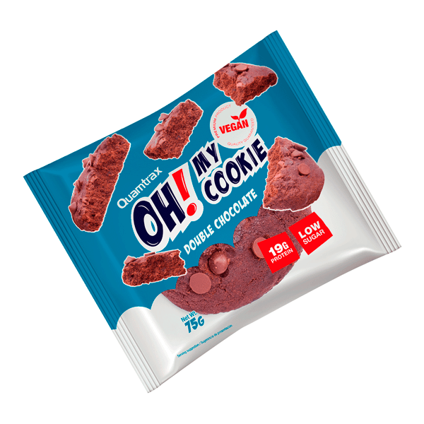 Oh! My Cookie presentación de 75g del fabricante Quamtrax - galletas proteicas bajas en calorias