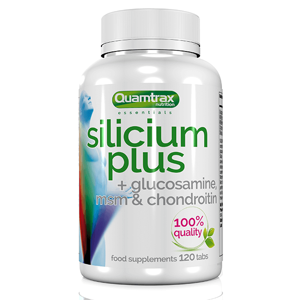 Silicio Plus de 120 tabletas de la marca Quamtrax Essentials (Formulas Mejoras Articulares)