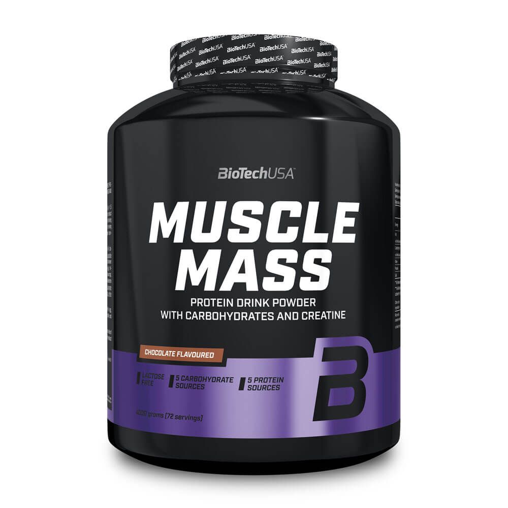 Muscle Mass en 4000g suplemento de ganadores de peso con proteína de la marca Biotech USA