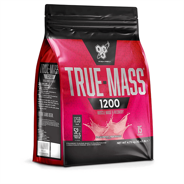True Mass 1200 envase de 4.73 kg del fabricante BSN (Ganadores de Peso con proteína)