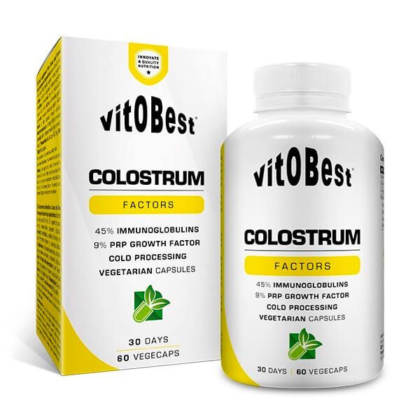 Colostrum en 60 cápsulas vegetales - complejos h crecimiento por VitoBest