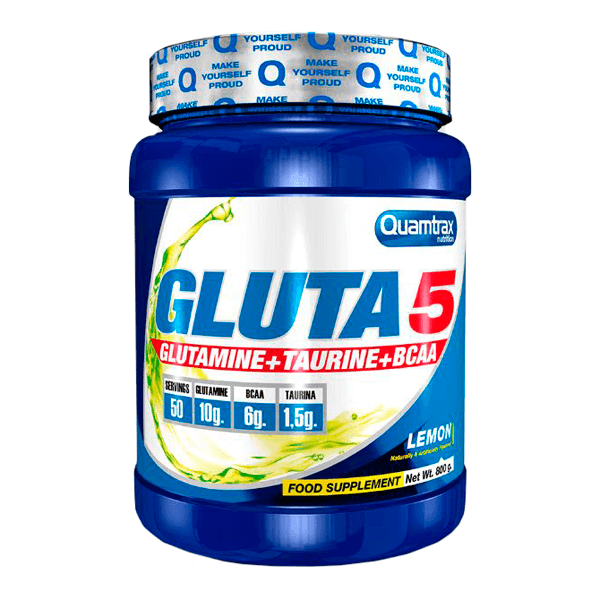 Gluta5 en 800g de la marca Quamtrax de la categoría glutamina