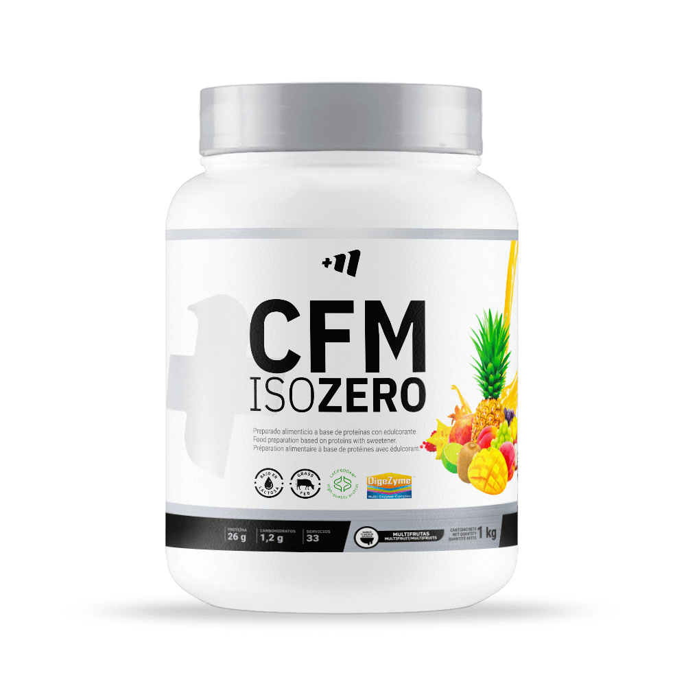 CFM ISO Zero presentación de 1kg hecho por MM Supplements suplemento de proteína de aislado de suero isolate