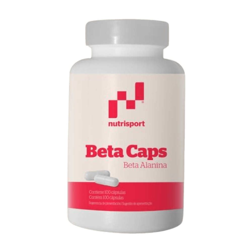 Beta Caps Beta Alanina bote de 100 cápsulas por Nutrisport suplemento de la sección beta-alanina