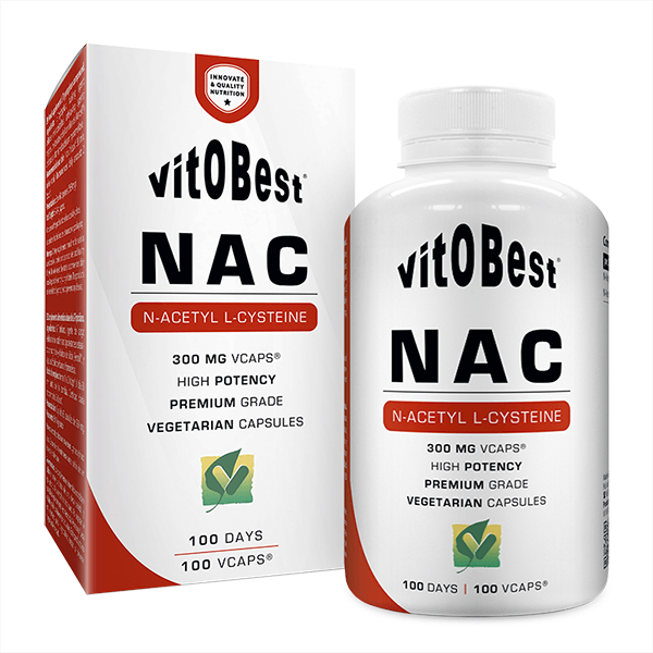 NAC envase de n-acetyl l-cysteine del fabricante VitoBest (AntiCortisol)