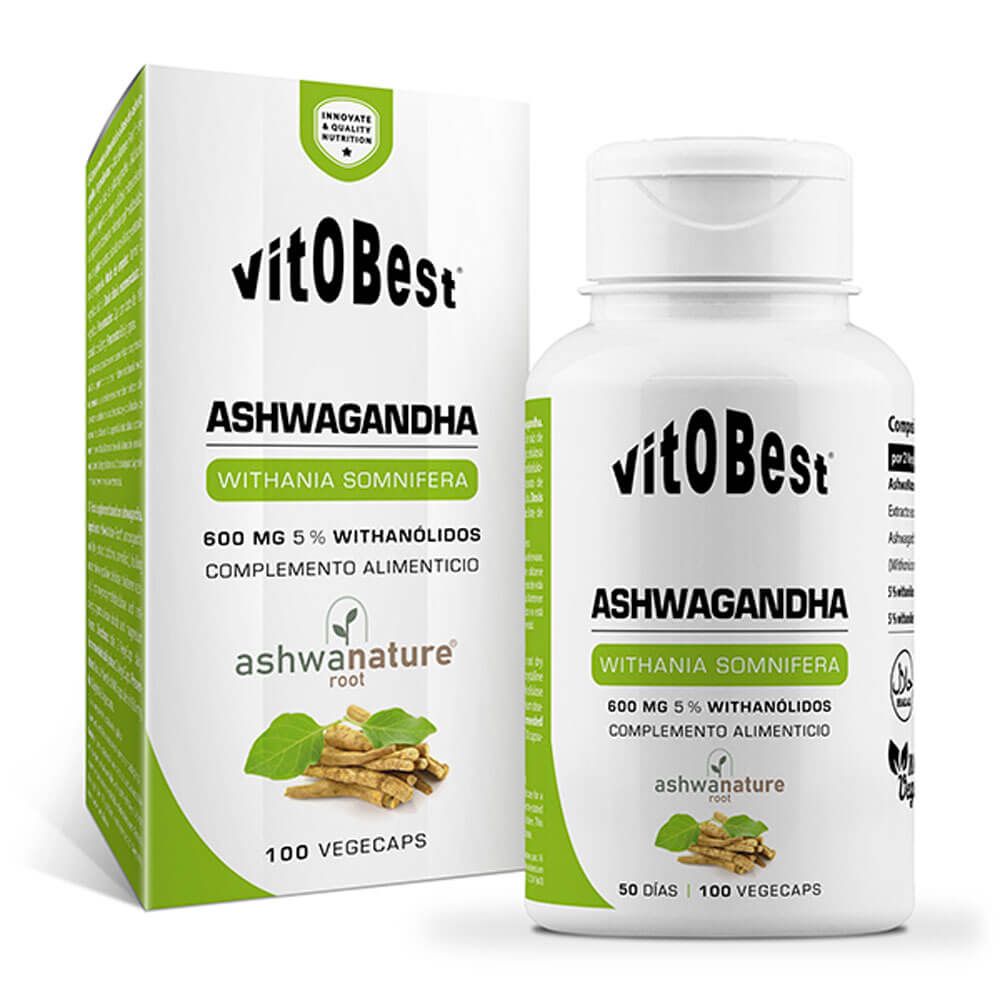Ashwagandha envase de ashwanature root® de VitoBest
