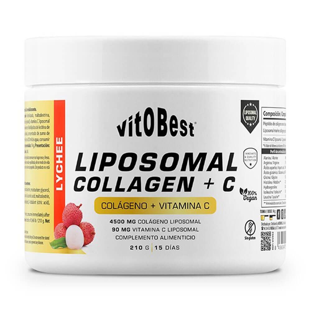 Liposomal Collagen+C de 210g suplemento de colágeno de VitoBest
